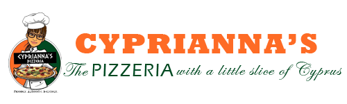 Cyprianna's Pizzeria horizontal logo created by DotConnex