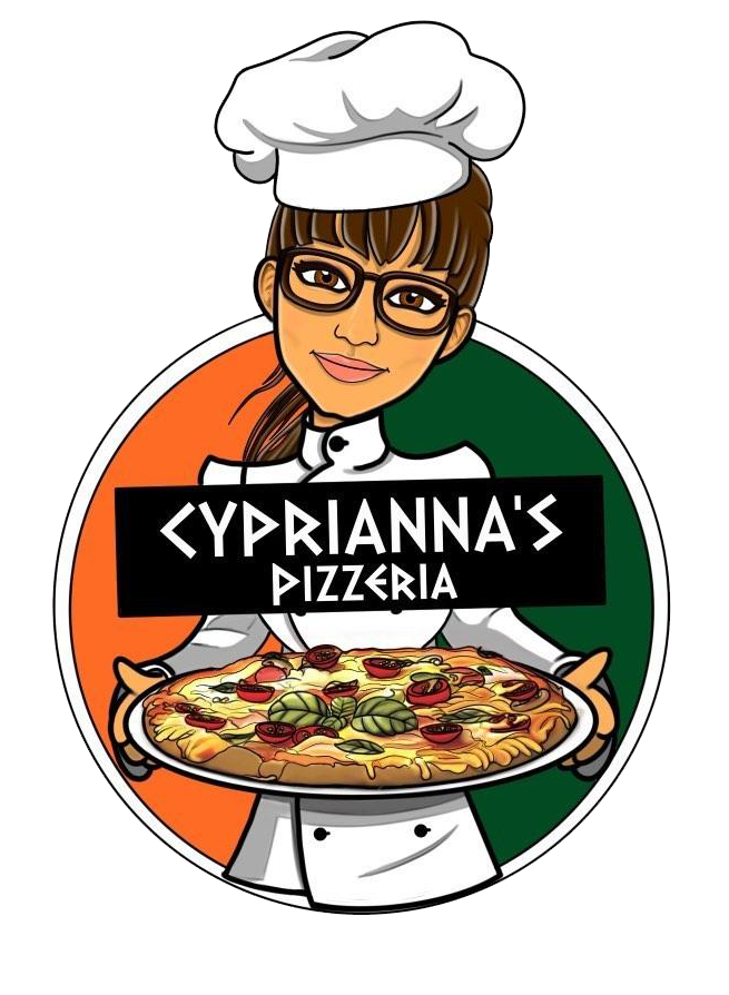 Cyprianna's Pizzeria chef logo mark created by DotConnex