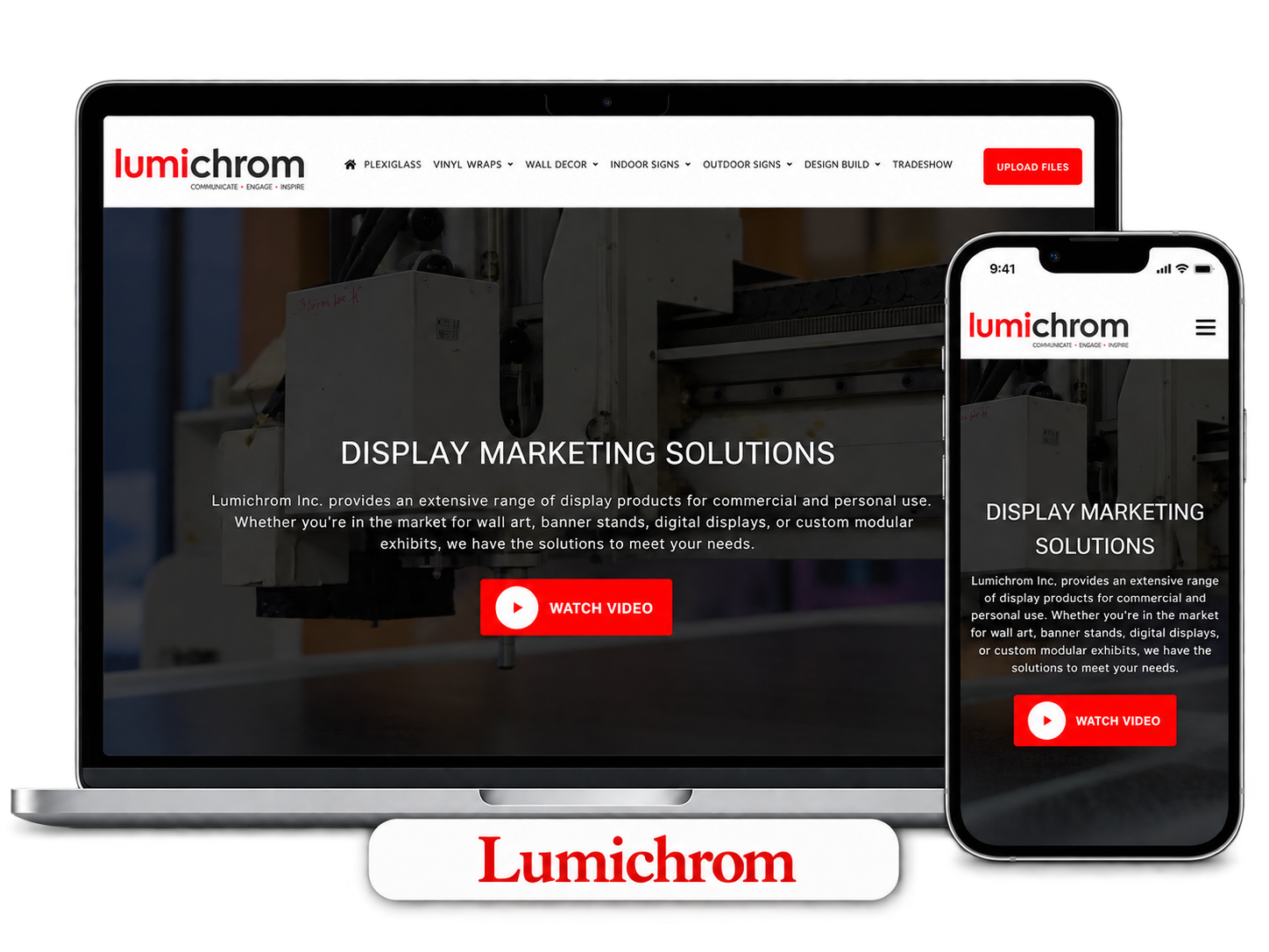 Modern responsive website example by DotConnex
