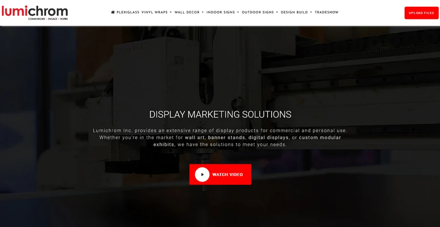 Lumichrom website project by DotConnex